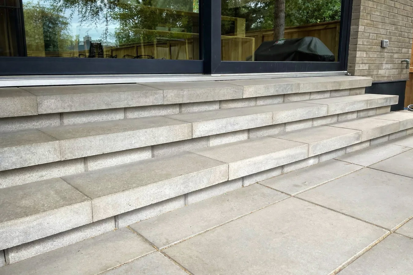 Concrete steps construction in Cabot, AR