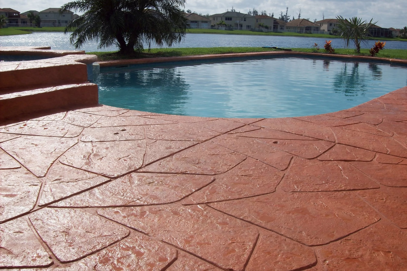 Stamped concrete services in Cabot, AR